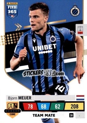 Sticker Bjorn Meijer - FIFA 365: 2022-2023. Adrenalyn XL n. 30 - Panini