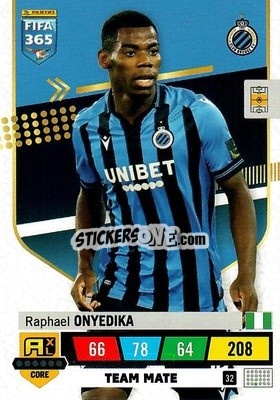 Sticker Raphael Onyedika - FIFA 365: 2022-2023. Adrenalyn XL n. 32 - Panini