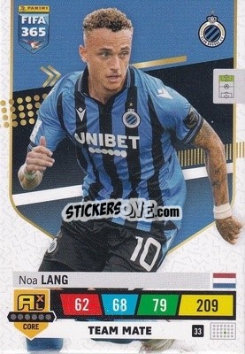 Sticker Noa Lang - FIFA 365: 2022-2023. Adrenalyn XL n. 33 - Panini