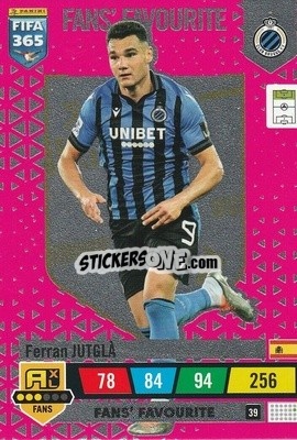 Sticker Ferran Jutglà - FIFA 365: 2022-2023. Adrenalyn XL n. 39 - Panini
