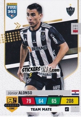 Sticker Júnior Alonso - FIFA 365: 2022-2023. Adrenalyn XL n. 47 - Panini