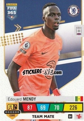 Sticker Édouard Mendy - FIFA 365: 2022-2023. Adrenalyn XL n. 64 - Panini