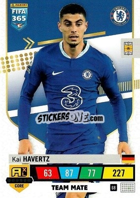 Sticker Kai Havertz - FIFA 365: 2022-2023. Adrenalyn XL n. 68 - Panini