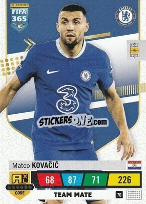 Sticker Mateo Kovačić - FIFA 365: 2022-2023. Adrenalyn XL n. 70 - Panini