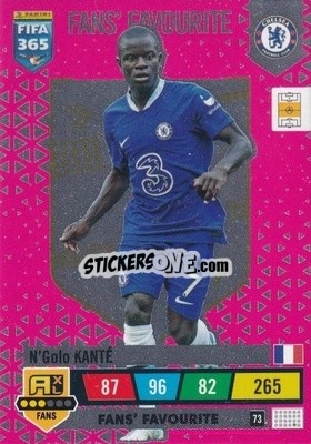 Sticker N’Golo Kanté - FIFA 365: 2022-2023. Adrenalyn XL - Panini