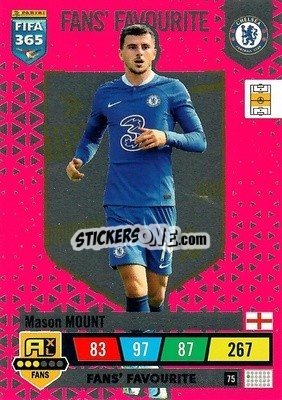 Sticker Mason Mount - FIFA 365: 2022-2023. Adrenalyn XL - Panini