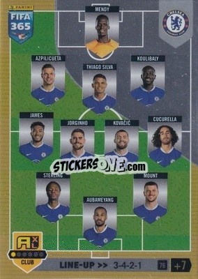 Sticker Line-up - FIFA 365: 2022-2023. Adrenalyn XL n. 76 - Panini