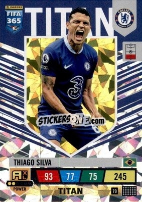 Sticker Thiago Silva - FIFA 365: 2022-2023. Adrenalyn XL n. 79 - Panini