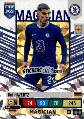Sticker Kai Havertz - FIFA 365: 2022-2023. Adrenalyn XL n. 80 - Panini