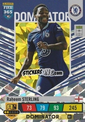 Sticker Raheem Sterling - FIFA 365: 2022-2023. Adrenalyn XL n. 81 - Panini