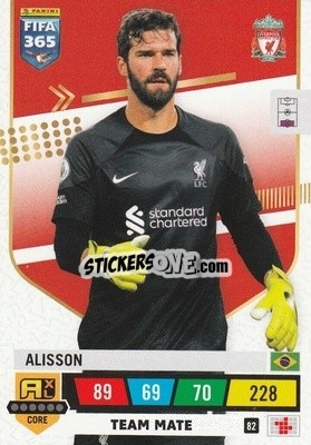 Sticker Alisson - FIFA 365: 2022-2023. Adrenalyn XL n. 82 - Panini