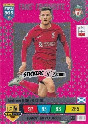 Sticker Andrew Robertson - FIFA 365: 2022-2023. Adrenalyn XL n. 91 - Panini