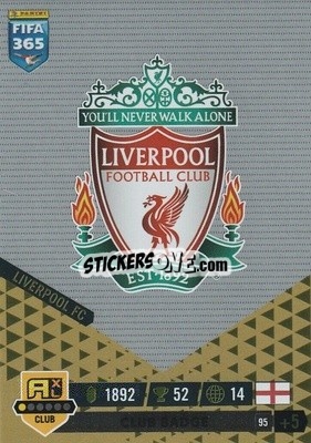 Sticker Club Badge - FIFA 365: 2022-2023. Adrenalyn XL n. 95 - Panini