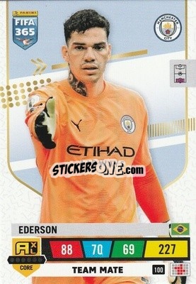 Sticker Ederson - FIFA 365: 2022-2023. Adrenalyn XL n. 100 - Panini