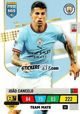 Sticker João Cancelo - FIFA 365: 2022-2023. Adrenalyn XL n. 101 - Panini