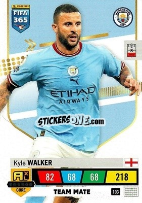 Sticker Kyle Walker - FIFA 365: 2022-2023. Adrenalyn XL n. 103 - Panini