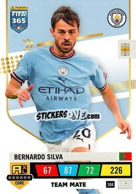 Sticker Bernardo Silva - FIFA 365: 2022-2023. Adrenalyn XL n. 104 - Panini