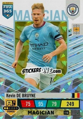 Sticker Kevin De Bruyne - FIFA 365: 2022-2023. Adrenalyn XL n. 116 - Panini