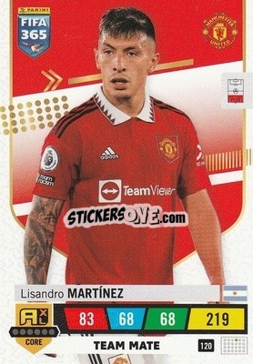 Sticker Lisandro Martínez - FIFA 365: 2022-2023. Adrenalyn XL - Panini