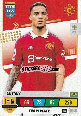 Sticker Antony - FIFA 365: 2022-2023. Adrenalyn XL n. 124 - Panini