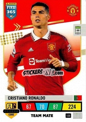 Figurina Cristiano Ronaldo - FIFA 365: 2022-2023. Adrenalyn XL - Panini