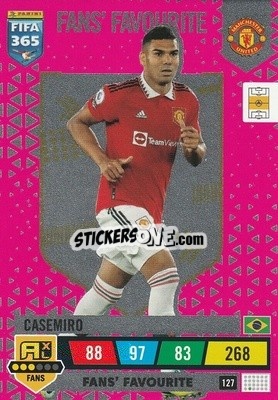 Sticker Casemiro - FIFA 365: 2022-2023. Adrenalyn XL n. 127 - Panini