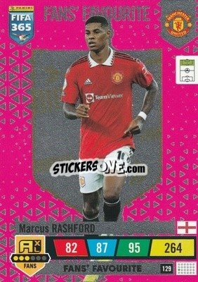 Sticker Marcus Rashford - FIFA 365: 2022-2023. Adrenalyn XL - Panini