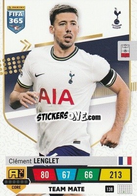 Sticker Clément Lenglet - FIFA 365: 2022-2023. Adrenalyn XL n. 138 - Panini