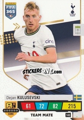 Sticker Dejan Kulusevski - FIFA 365: 2022-2023. Adrenalyn XL n. 143 - Panini