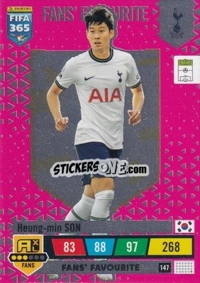 Sticker Heung-min Son - FIFA 365: 2022-2023. Adrenalyn XL - Panini