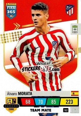 Sticker Álvaro Morata - FIFA 365: 2022-2023. Adrenalyn XL n. 162 - Panini
