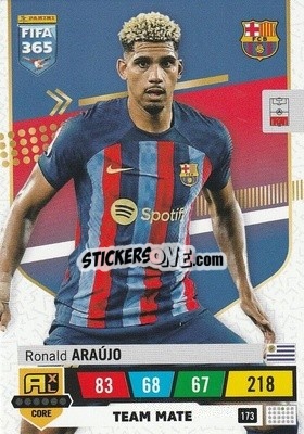 Sticker Ronald Araújo - FIFA 365: 2022-2023. Adrenalyn XL - Panini