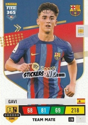 Cromo Gavi - FIFA 365: 2022-2023. Adrenalyn XL - Panini