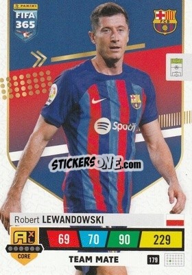 Cromo Robert Lewandowski - FIFA 365: 2022-2023. Adrenalyn XL - Panini