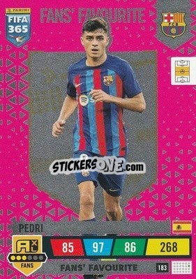 Sticker Pedri - FIFA 365: 2022-2023. Adrenalyn XL - Panini