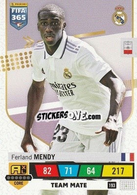 Sticker Ferland Mendy - FIFA 365: 2022-2023. Adrenalyn XL - Panini