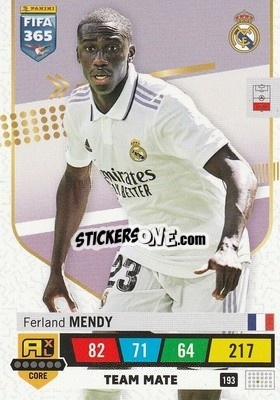 Sticker Ferland Mendy - FIFA 365: 2022-2023. Adrenalyn XL n. 193 - Panini