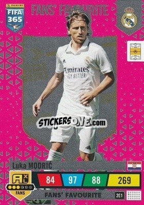 Sticker Luka Modrić - FIFA 365: 2022-2023. Adrenalyn XL n. 201 - Panini