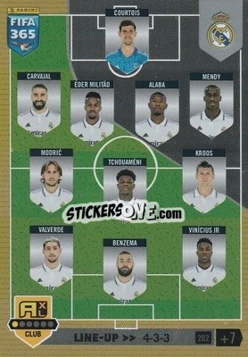 Sticker Line-up - FIFA 365: 2022-2023. Adrenalyn XL n. 202 - Panini