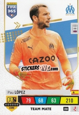 Sticker Pau López - FIFA 365: 2022-2023. Adrenalyn XL n. 208 - Panini