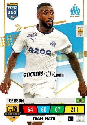 Sticker Gerson - FIFA 365: 2022-2023. Adrenalyn XL n. 213 - Panini