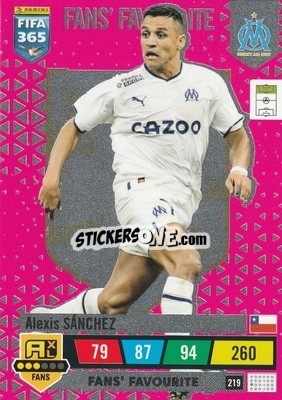 Sticker Alexis Sánchez - FIFA 365: 2022-2023. Adrenalyn XL n. 219 - Panini