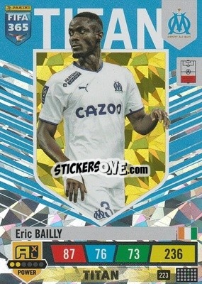 Sticker Eric Bailly - FIFA 365: 2022-2023. Adrenalyn XL n. 223 - Panini