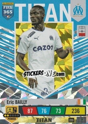 Figurina Eric Bailly - FIFA 365: 2022-2023. Adrenalyn XL - Panini