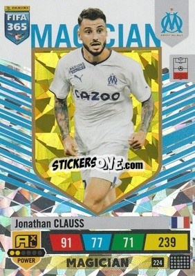 Sticker Jonathan Clauss - FIFA 365: 2022-2023. Adrenalyn XL n. 224 - Panini