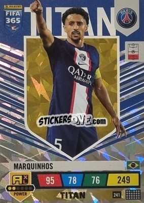 Sticker Marquinhos - FIFA 365: 2022-2023. Adrenalyn XL - Panini