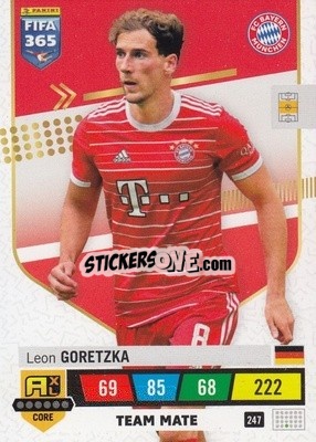 Sticker Leon Goretzka - FIFA 365: 2022-2023. Adrenalyn XL n. 247 - Panini