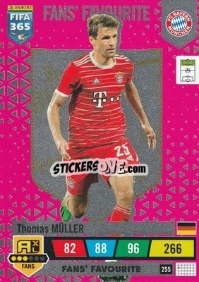 Sticker Thomas Müller - FIFA 365: 2022-2023. Adrenalyn XL n. 255 - Panini