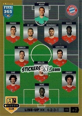 Sticker Line-up - FIFA 365: 2022-2023. Adrenalyn XL n. 256 - Panini