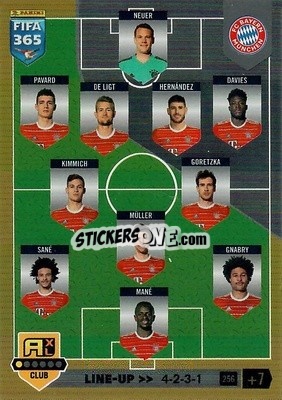 Figurina Line-up - FIFA 365: 2022-2023. Adrenalyn XL - Panini